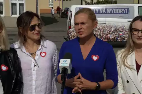 Konferencja prasowa Barbary Nowackiej