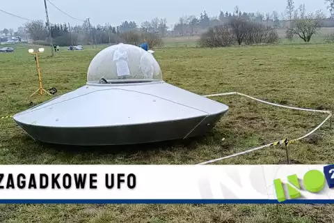 Zagadkowe UFO przy drodze do Bydgoszczy