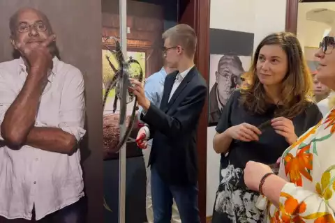 Otwarcie wystawy zdjęć Piotra Machalicy
